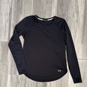 Under Armour Women's Midnight Black Long Sleeve Tee